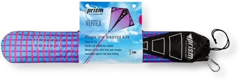 Prism Kite Technology Prism Kites Vertex Diamond – Classic Single-Line Kite – Easy to Assemble – Tail and Spare Parts Included - Image 3